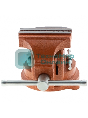 Тиски слесарные Sparta 100мм поворотные с наковальней