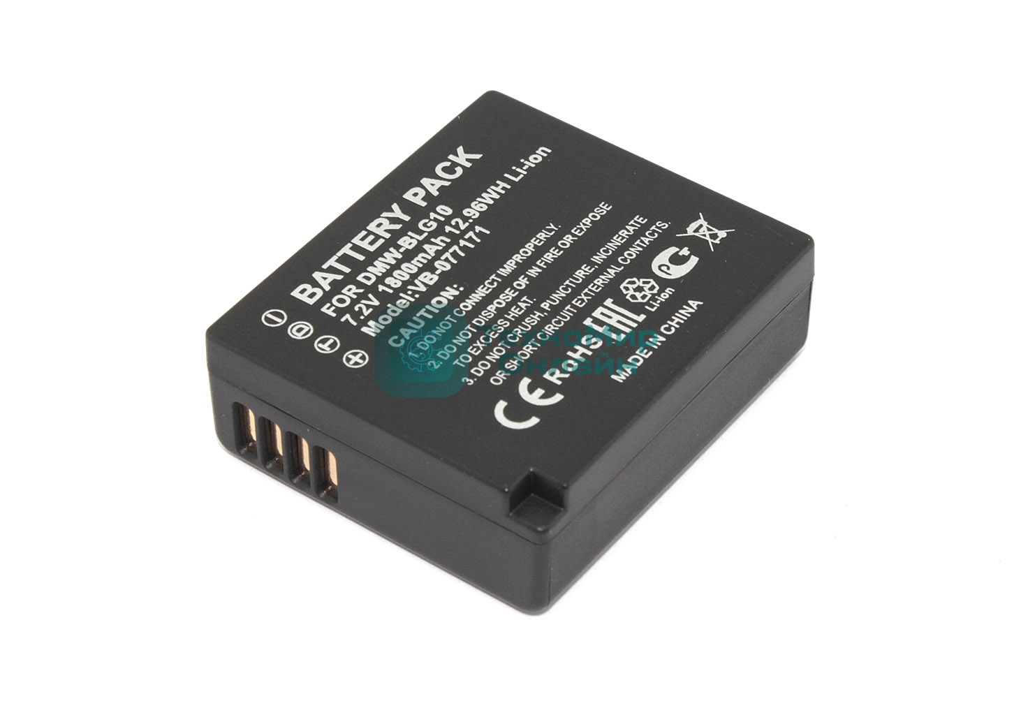 Аккумуляторная батарея для фотоаппарата Panasonic Lumix DMC-GF6R 7,2V 1800mAh