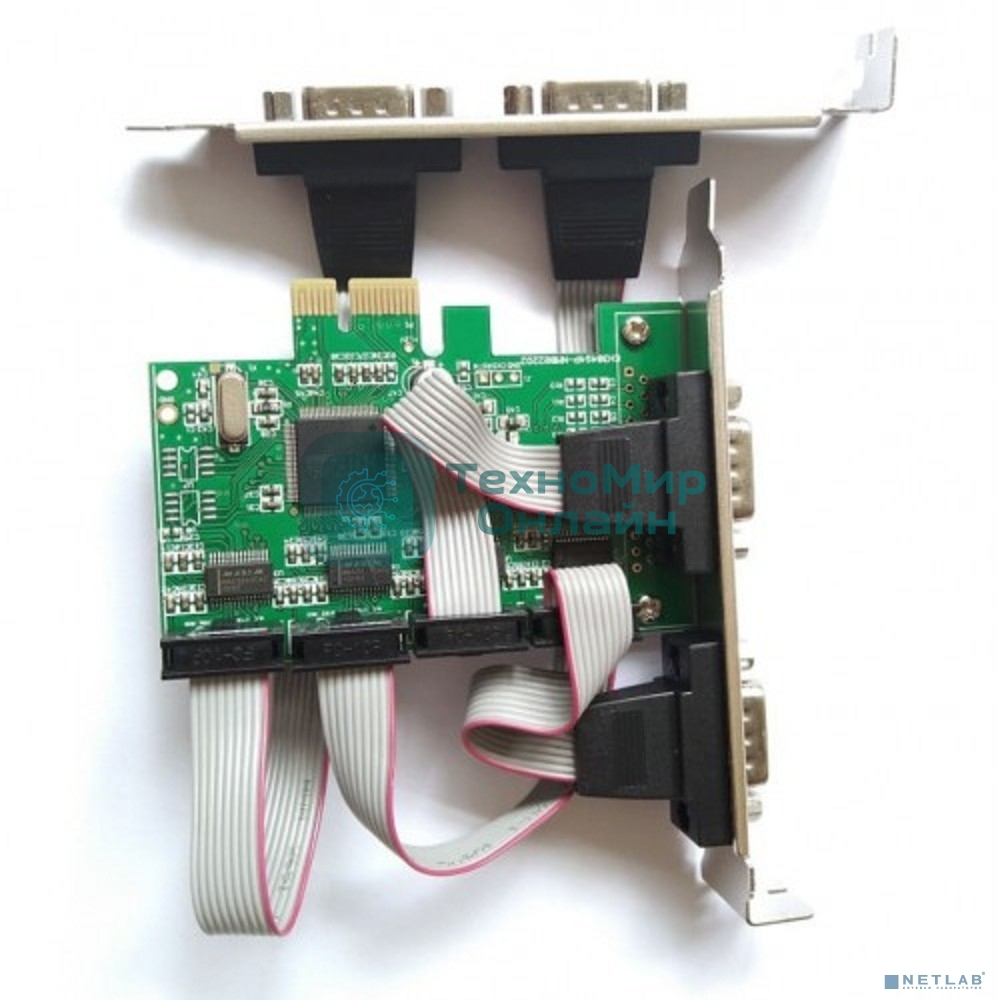 Контроллер KS-is KS-575P1 PCIe COM RS232 x 4 CH384