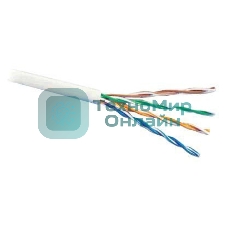 Кабель информационный Lanmaster TWT-6UTP-GY кат.6 U/UTP не экранированный 4X2 PVC внутренний 305м серый