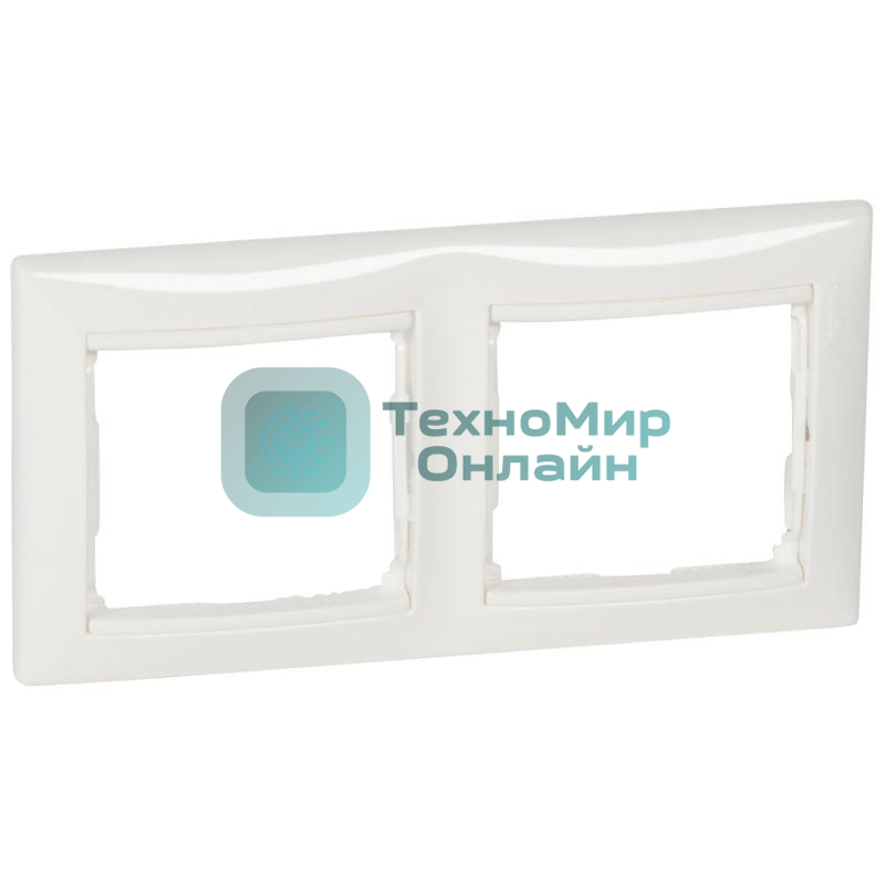 Рамка 2-м Valena горизонт. белый (DIY-упак.) Legrand 694241