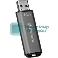 Флешка USB Transcend Jetflash 920 (TS512GJF920), 512Gb, USB 3.1, R/W 420/400, темно/серый