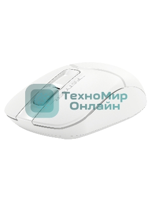 Мышь беспроводная A4Tech Fstyler FB12 белый, 1200 dpi, радиоканал, Bluetooth, USB, кнопки - 3