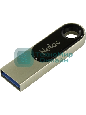 Флешка USB Netac U278 (NT03U278N-016G-20PN), 16Gb, USB 2.0, R/W 50/10, серебристый/черный