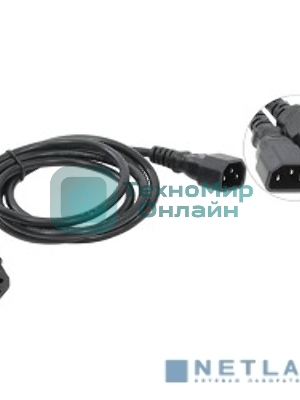 Кабель VCOM CE001-CU0.75-1.8 Кабель монитор - компьютер 220V (UPS -> устройство) VCOM VDE 3Gx0.75мм (CE001-CU)1.8м