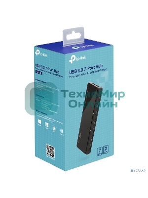 Сетевое оборудование TP-Link UH720 7 ports USB 3.0 Hub with 2 power charge ports (2.4A Max), Desktop, a 12V/4A Power Adapter included