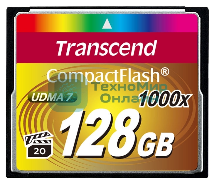 Флеш карта CF 128Gb Transcend TS128GCF1000