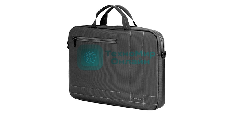 Сумка для ноутбука Сумка Continent CC-201 GA(нейлон, серый, 15,6'')