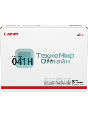 Картридж лазерный Canon Cartridge 041H (0453C002) черный (20000 стр.) для Canon LBP312x