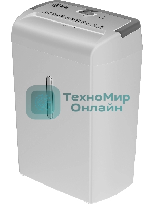 Шредер Cactus CS-SH-C5 белый (секр.P-4) фрагменты 10лист. 21лтр. скрепки скобы пл.карты