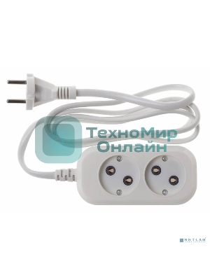 Сетевой удлинитель Buro BU-PSL2.1/W 1.5 м (2 розетки) белый (пакет ПЭ)