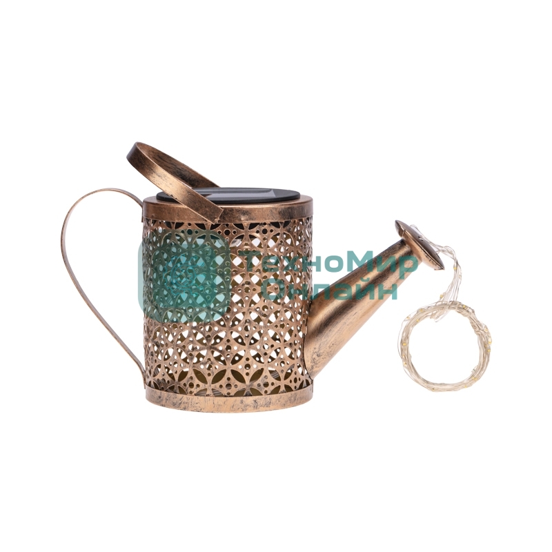 Светильник грунтовый Rexant Лейка, 3000К, встроенный аккумулятор, солнечная панель, коллекция Стамбул