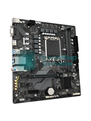 Материнская плата Gigabyte B760M H DDR4, LGA 1700, Intel B760, 2xDDR4, 4xSATA, 2xM.2, 1xPCIe 4.0 x16, 1xPCIe x1, 1xHDMI, 1xVGA, 1x 1Gb LAN, 2xUSB 2.0, 4xUSB 3.2 Gen 1, 3x3.5 мм, 7.1, Micro ATX