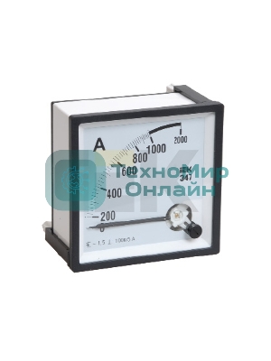 Амперметр IEK Э47 72х72мм 100/5А кл. точн. 1.5 IPA10-6-0100-E