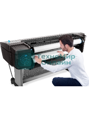 Плоттер струйный HP DesignJet T1700dr 44-in Printer (W6B56A), A0, цветной, 44