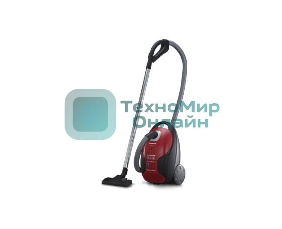 Пылесос Panasonic MC-CJ911R красный/черный, 380/1900 Вт, уборка сухая, пылесборник мешок 6 л
