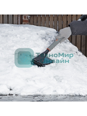 Щетка-сметка для снега со скребком телескопическая 730-1000 мм Stels