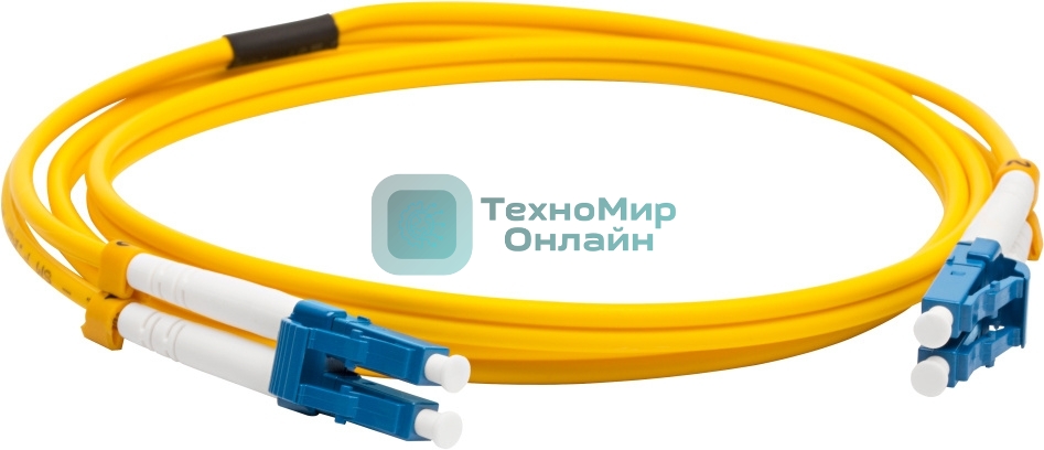 Кабель Патч-корд LANMASTER LAN-2LC-2LC/SU-1.0 2x9/125 OS1/OS2 LC дуплекс-LC дуплекс 1м LSZH оранжевый