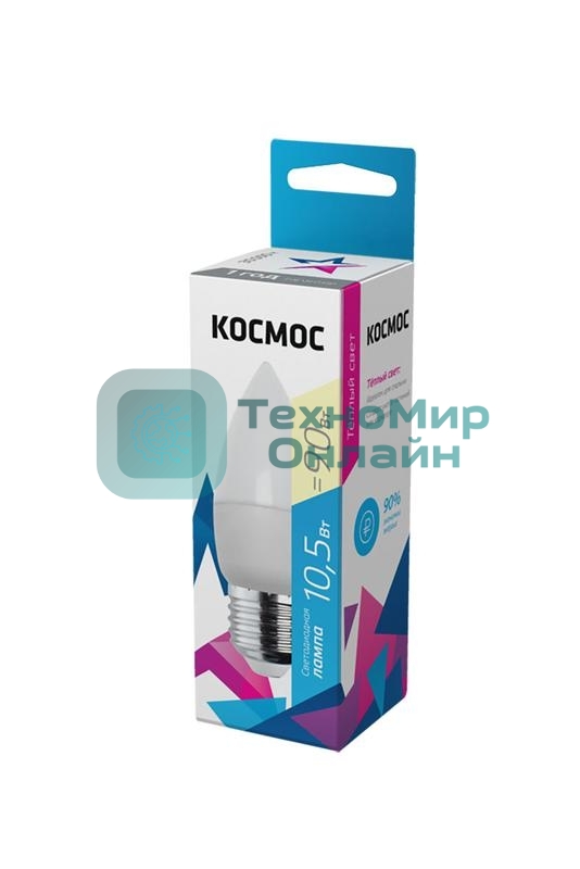 Лампа светодиодная Космос LED BASIC CN 10.5Вт 220В E27 3000К