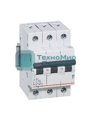 Выключатель автоматический RX3 4,5кА 16А 3П C RX3 Авт.выключатель 4,5кА 16А 3П C