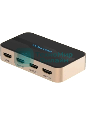 Разветвитель - сплиттер Vention HDMI 19F/4x19F на 4 монитора ACCG0