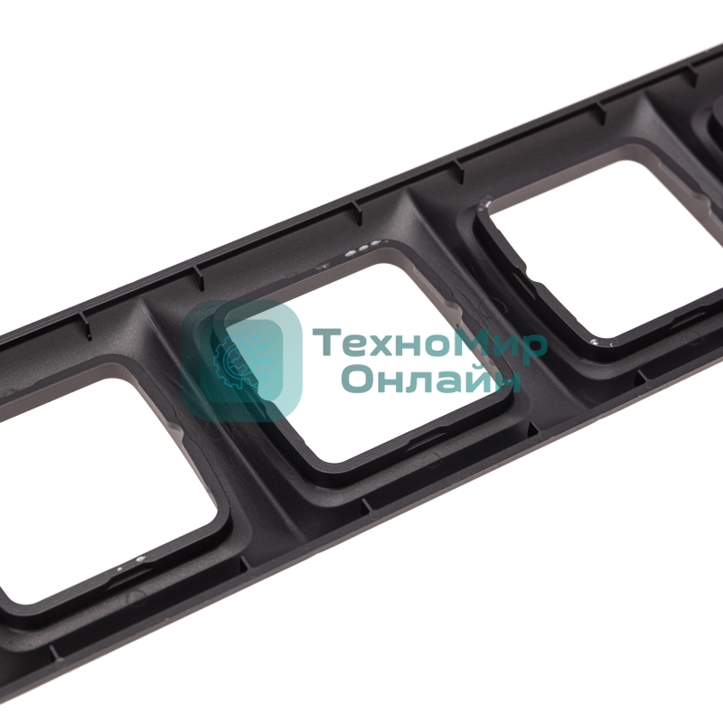 Рамка Kranz 5-я DEA горизонтальная черный Металлик