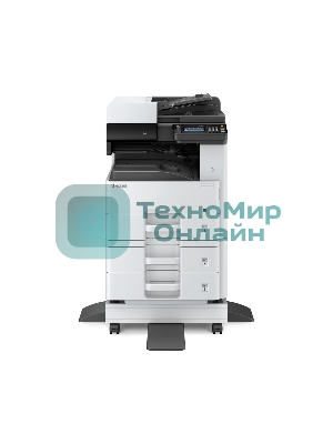 МФУ лазерное Kyocera Ecosys M4125idn (1102P23NL0), A3, ч/б, печ. до 25 стр/мин. (А4) до 12 стр/мин. (А3), скан. до 50 стр/мин., 1200 x 1200 dpi (печать) 600x600dpi (скан.), USB, RJ-45, NFC, Air Print, Mopria