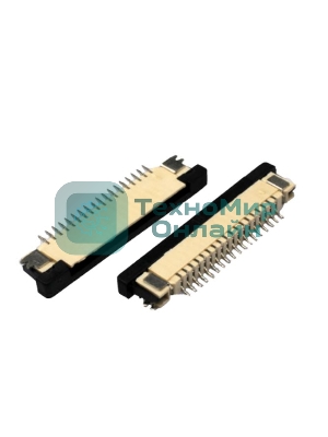 Разъем FPC Half Coverage Bottom Contact 0.8K-BX-16PWB 16 pin высота 2мм шаг 0,8мм