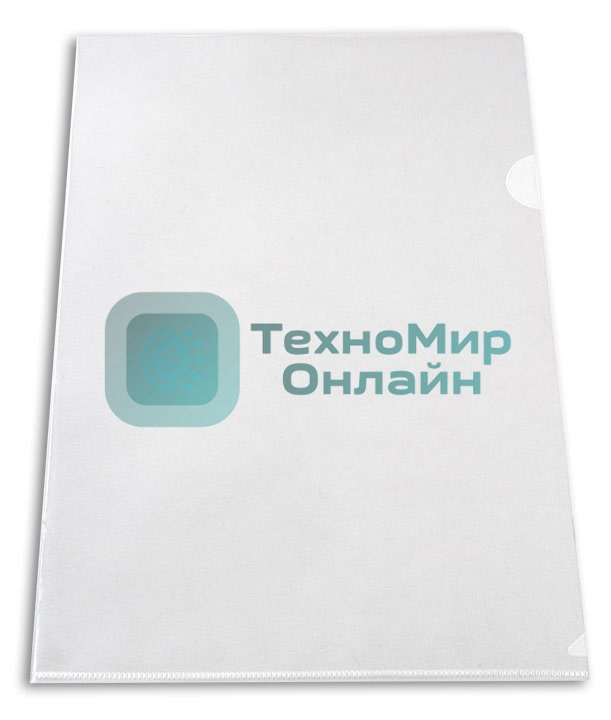 Папка-уголок Бюрократ -EE310/1CLEAR A4, пластик, 0.15мм, прозрачный