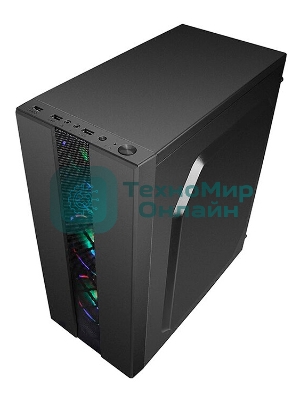 Компьютерный корпус Accord ACC-CL290B черный без БП ATX 2xUSB2.0 1xUSB3.0 audio