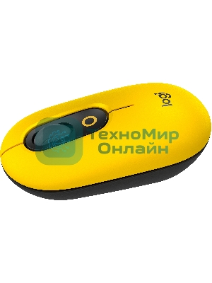Мышь беспроводная Logitech POP Mouse желтый, 4000 dpi, Bluetooth, кнопки - 4