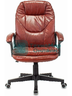 Кресло Бюрократ CH-868N Boroko-37 коричневый, экокожа