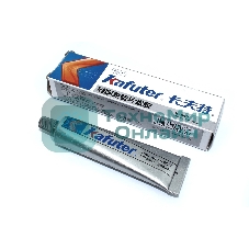 Высокотемпературный силиконовый герметик Kafuter K-583 серебристый 55 грамм