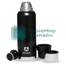 Термос Арктика 106-1600 черный, бытовой, вакуумный (для напитков)