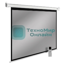 Экран Cactus 150x200 см SIlverMotoExpert CS-PSSME-200X150-DG 4:3 настенно-потолочный рулонный темно-серый (моторизованный привод)