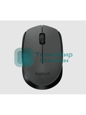 Мышь беспроводная Logitech M171 черный/серый, 1000 dpi, радиоканал, USB, кнопки - 3
