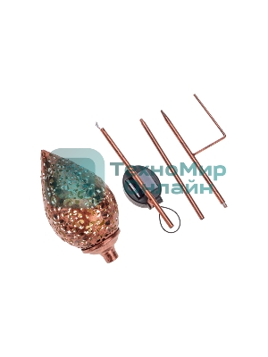 Светильник грунтовый Rexant Фатих, 3000К, встроенный аккумулятор, солнечная панель, коллекция Стамбул