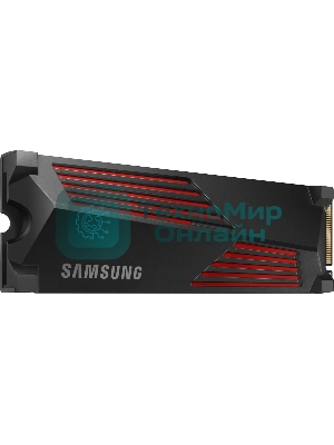 Накопитель SSD Samsung 990 PRO, 1000Gb, PCIe 4.0 x4, M.2 2280, NVMe, R/W 7450/6900, с радиатором