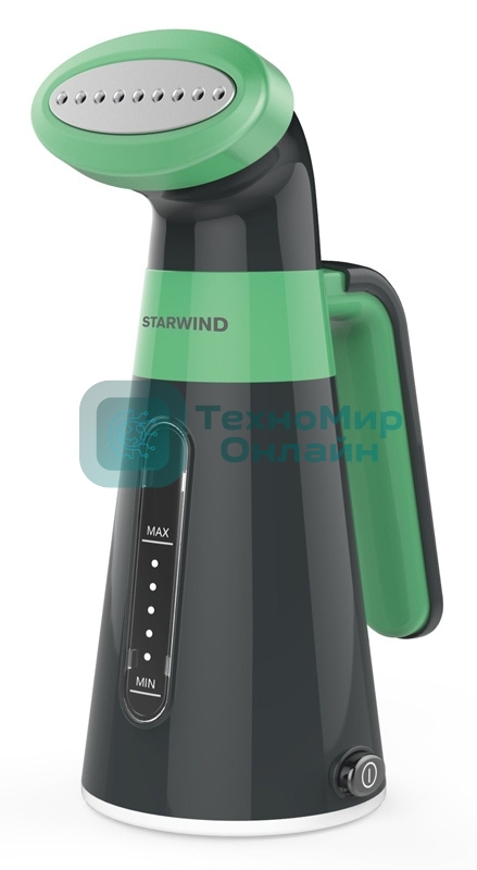 Отпариватель Starwind STG1200 серый/зеленый, 800 Вт, 20 г/мин, 150 мл