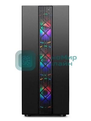 Компьютерный корпус Accord ACC-CL290B черный без БП ATX 2xUSB2.0 1xUSB3.0 audio