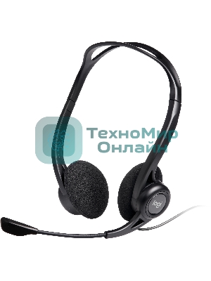 Гарнитура Logitech PC Headset 960 Stereo чёрный, проводная, USB