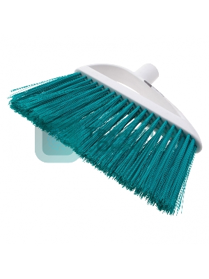 Щетка Home Palisad пластмассовая для подметания пола, премиум, 23 см, без черенка, бирюз. щетина