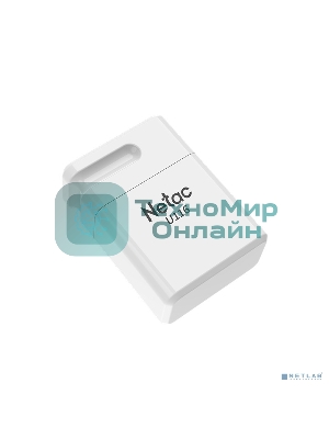 Флешка USB Netac U116 mini (NT03U116N-032G-32WH USB), 32Gb, USB 3.2, R/W 90/30, белый