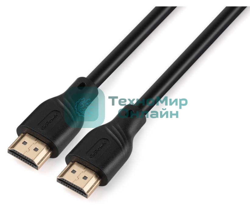 Кабель а/в GoPower Длина 1.5 м Разъемы HDMI (m)-HDMI (m) черный 00-00029041