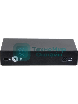 Коммутатор Dahua DH-CS4006-4GT-60 (L2) 4x1 Гбит/с 2xКомбо(1000BASE-T/SFP) 60W управляемый