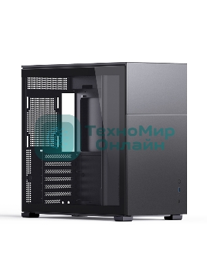Компьютерный корпус без блока питания JONSBO D41 STD Black ATX без БП, боковая панель из закаленного стекла, mini-ITX, micro-ATX, ATX, черный