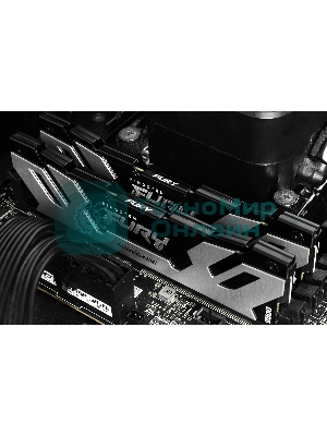 Оперативная память Kingston Fury Renegade, DDR5, 32Gb (1x32GB), 6400MHz, CL32, DIMM, радиатор, серебристый/черный