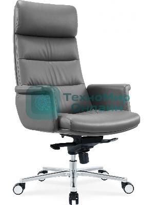 Кресло Cactus CS-LGR-DUBLIN темно-серый, кожа