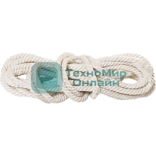 Веревка х/б Сибртех 18 мм, L 11 м, крученая