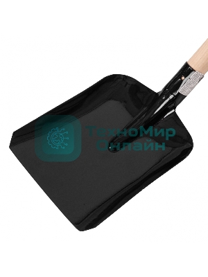 Лопата совковая, 230х280х1400 мм, деревянный черенок Россия